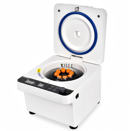 Centrífuga clínica digital LED 100–5000 rpm 8×15 mL – Luzeren