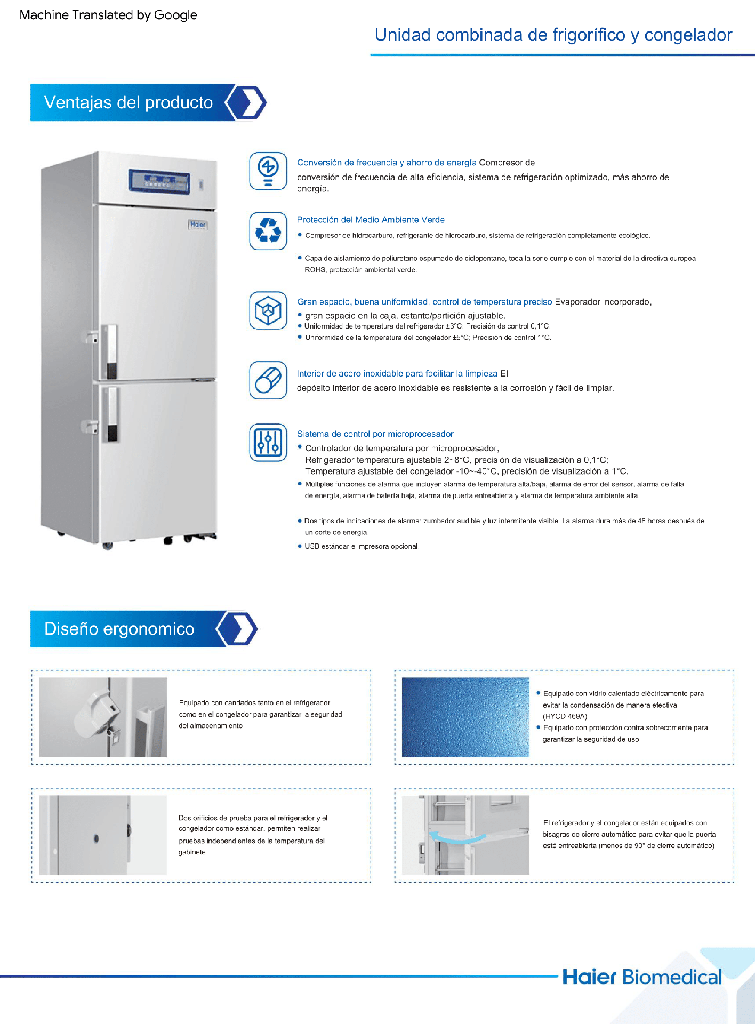 Refrigerador y Congelador Combinado 469 Litros