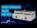 Plato Caliente doble AR-302