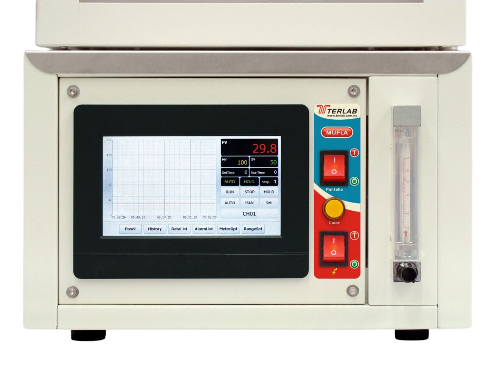 Muflas de atmósfera controlada TE-M20AC, 1100 °C, 10 Litros.
