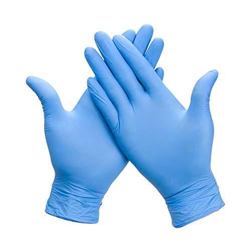 Guantes de Nitrilo Caja con 100 pzs. Tamaño G