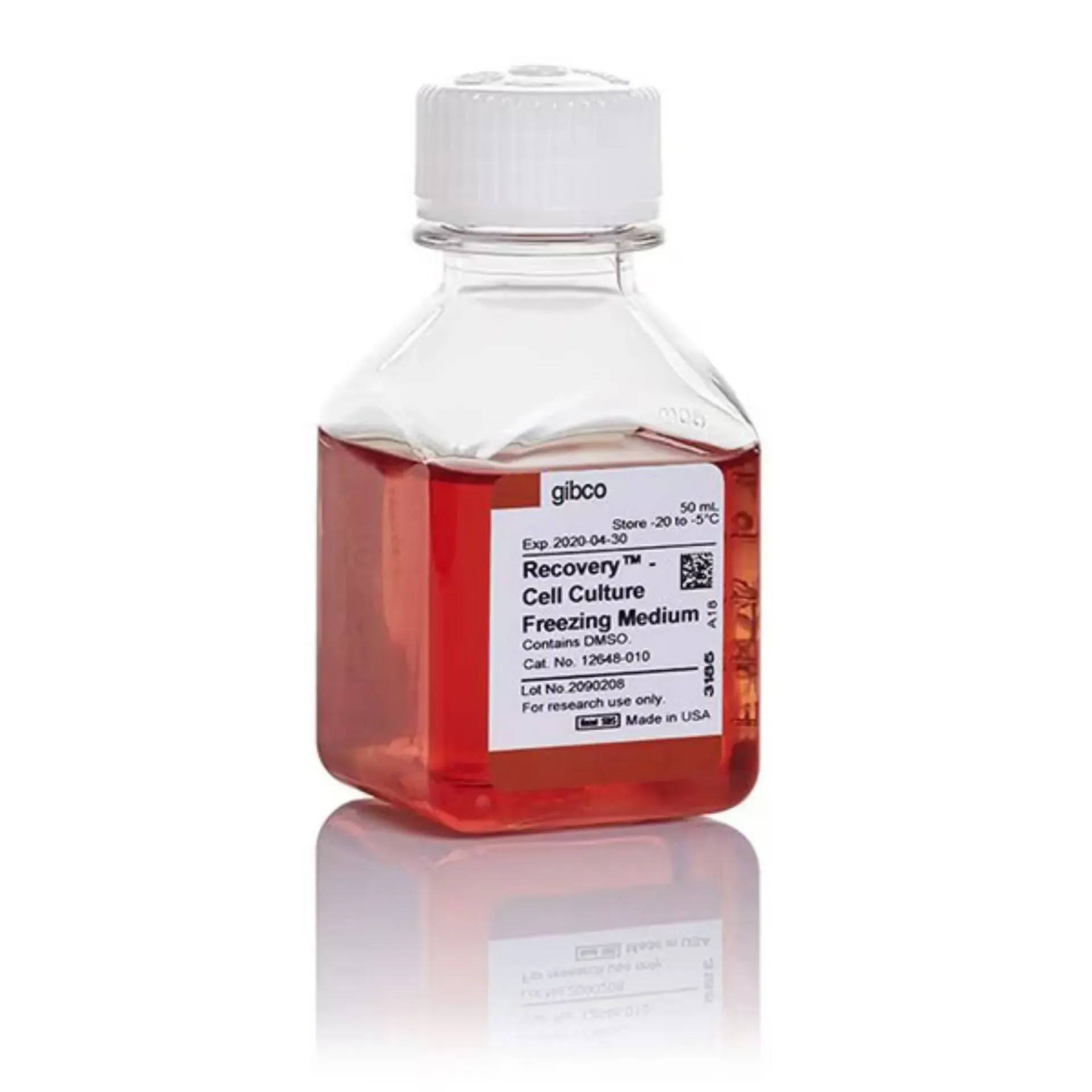 [12648010] Medio de Congelación de Cultivos Celulares Recovery con 10% DMSO 50 mL Gibco
