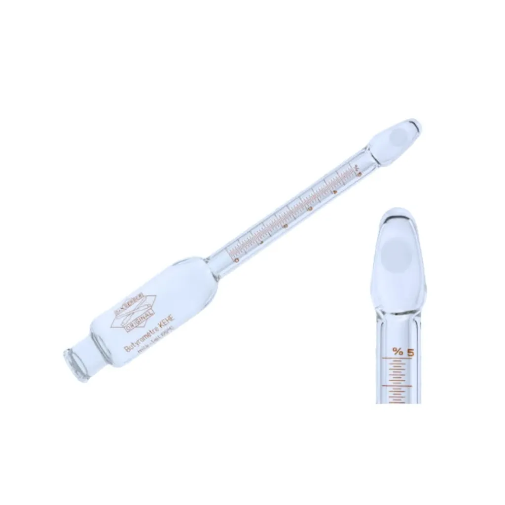[03.0610] Butirómetro para Mantequilla Roeder 0-90% con Accesorios y Vaso de Doble Agujero