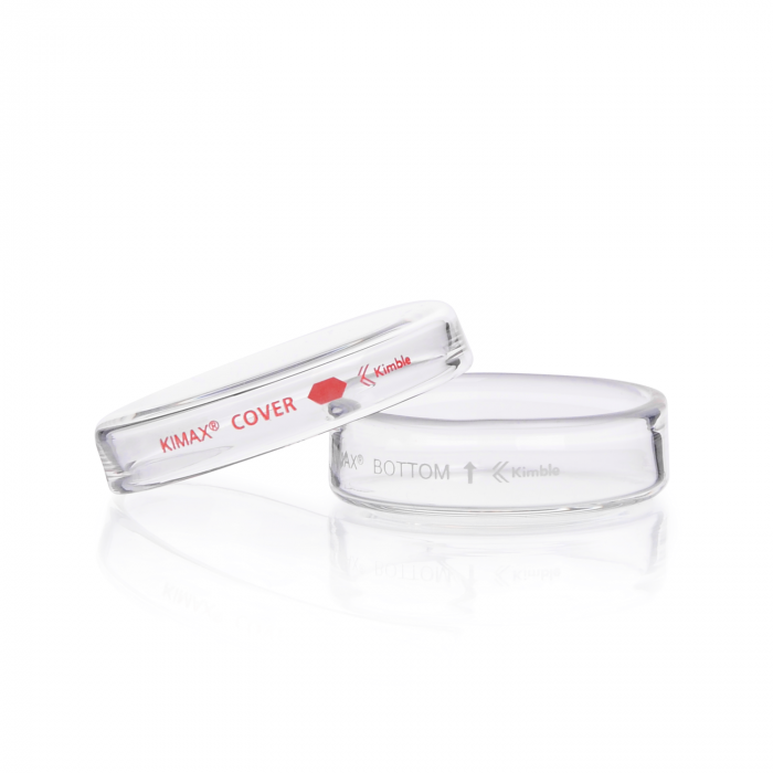 [23061-6015] Caja Petri de Vidrio Borosilicato 3.3 con Bordes Reforzados KIMBLE® KIMAX® (60 X 15 mm)