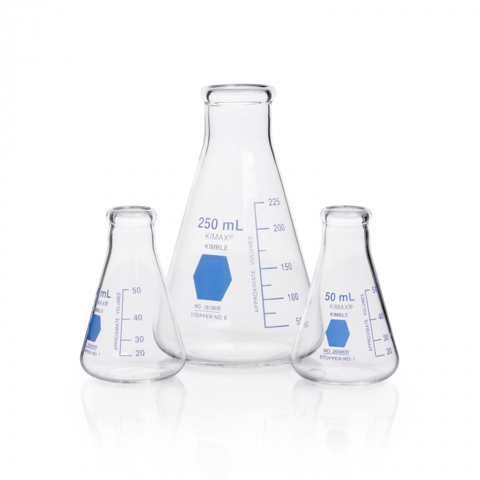 [26500B-50] Matraz Erlenmeyer de Boca Ancha Kimax 26500B (50 mL)