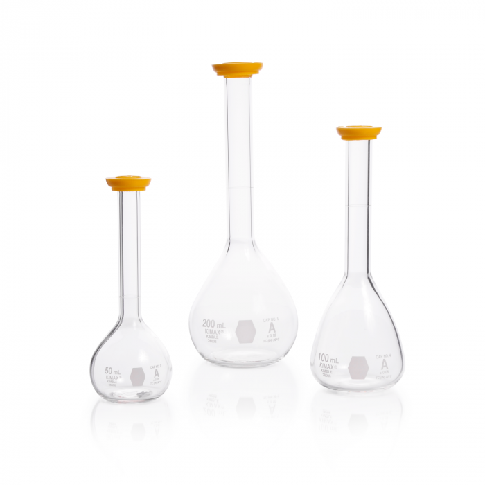[28008-1000] Matraz Volumétrico Clase A con Tapa Kimax 28008 (1,000 mL)