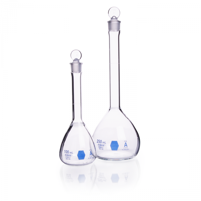 [28014B-100] Matraz Volumétrico Clase A Boca Ancha Kimax 28014B (1,000 mL)