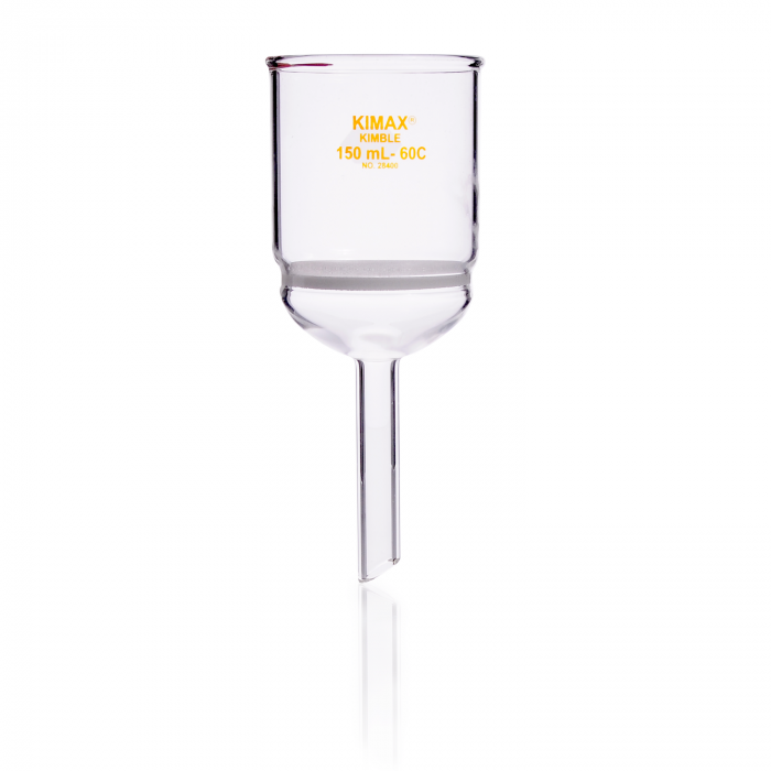 [28400-21] Embudo Buchner de Vidrio Borosilicato con Disco Fritado y Porosidad Gruesa (2 mL)