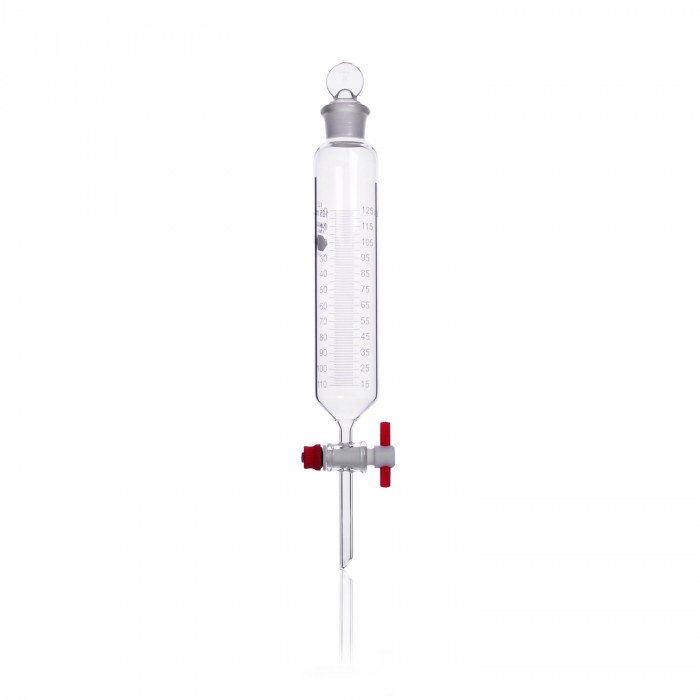 [29043F-125] Embudo de Separación con Tapón de Plástico Kimax 29043F (125 mL)