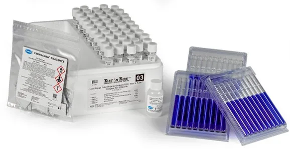 [2815945-LM] Reactivos en Viales para Carbono Orgánico Total COT Método de Purga 15 a 150 mg/L Hach
