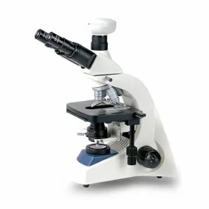 [XSZ-148S] Microscopio Biológico Digital Óptica Planacromática Infinita Cámara CMOS 1.3 MP Aumentos 40X a 1000X