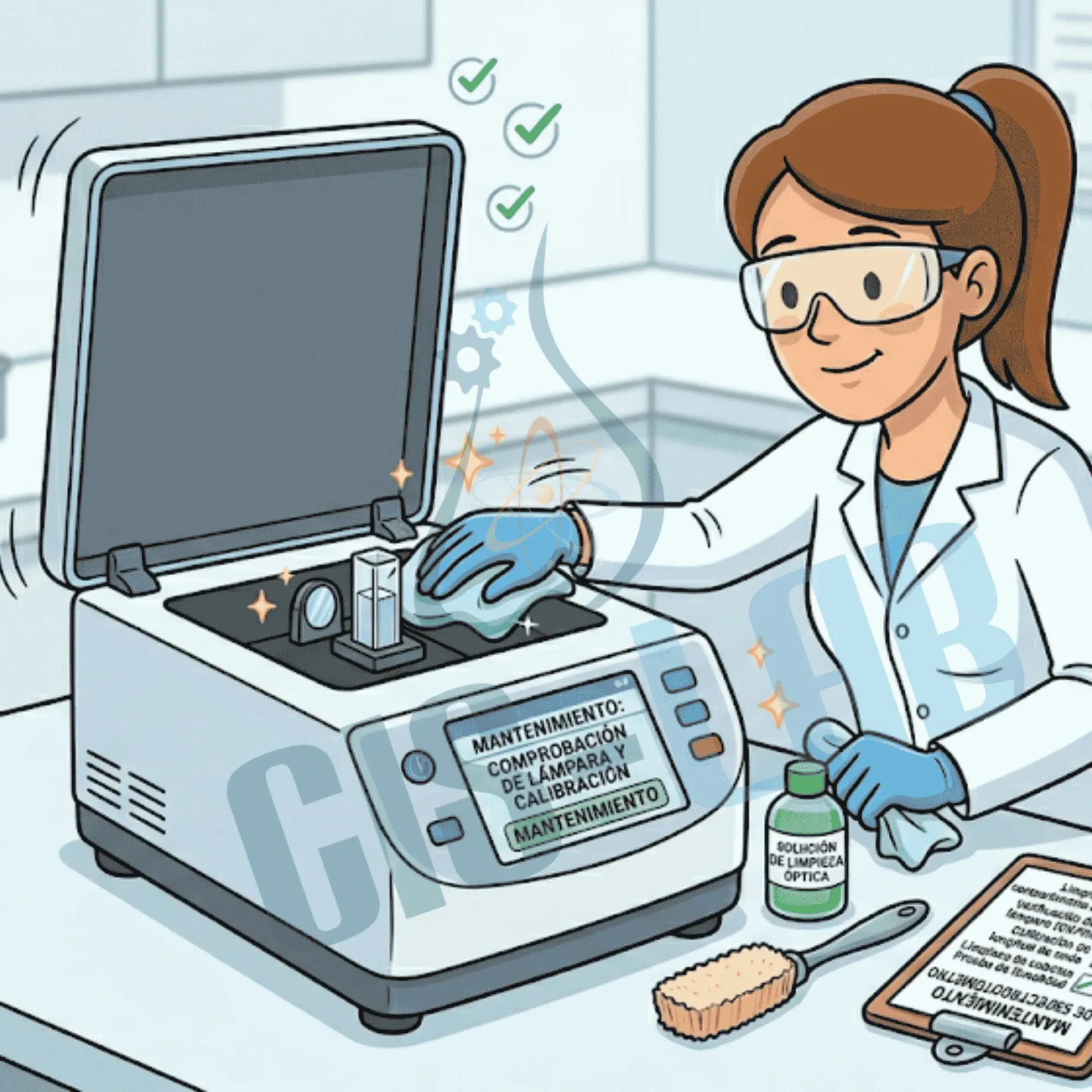 [SER-PREV-ESPUV] Mantenimiento de espectrofotómetro UV-Vis (Preventivo)