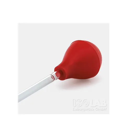 Bulbo de silicon de una via para pipetear 3 ml. Isolab