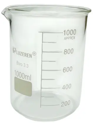 [GL41101-901-C] Vaso de vidrio boro 3.3 – 1 L (paq. 6) – Luzeren