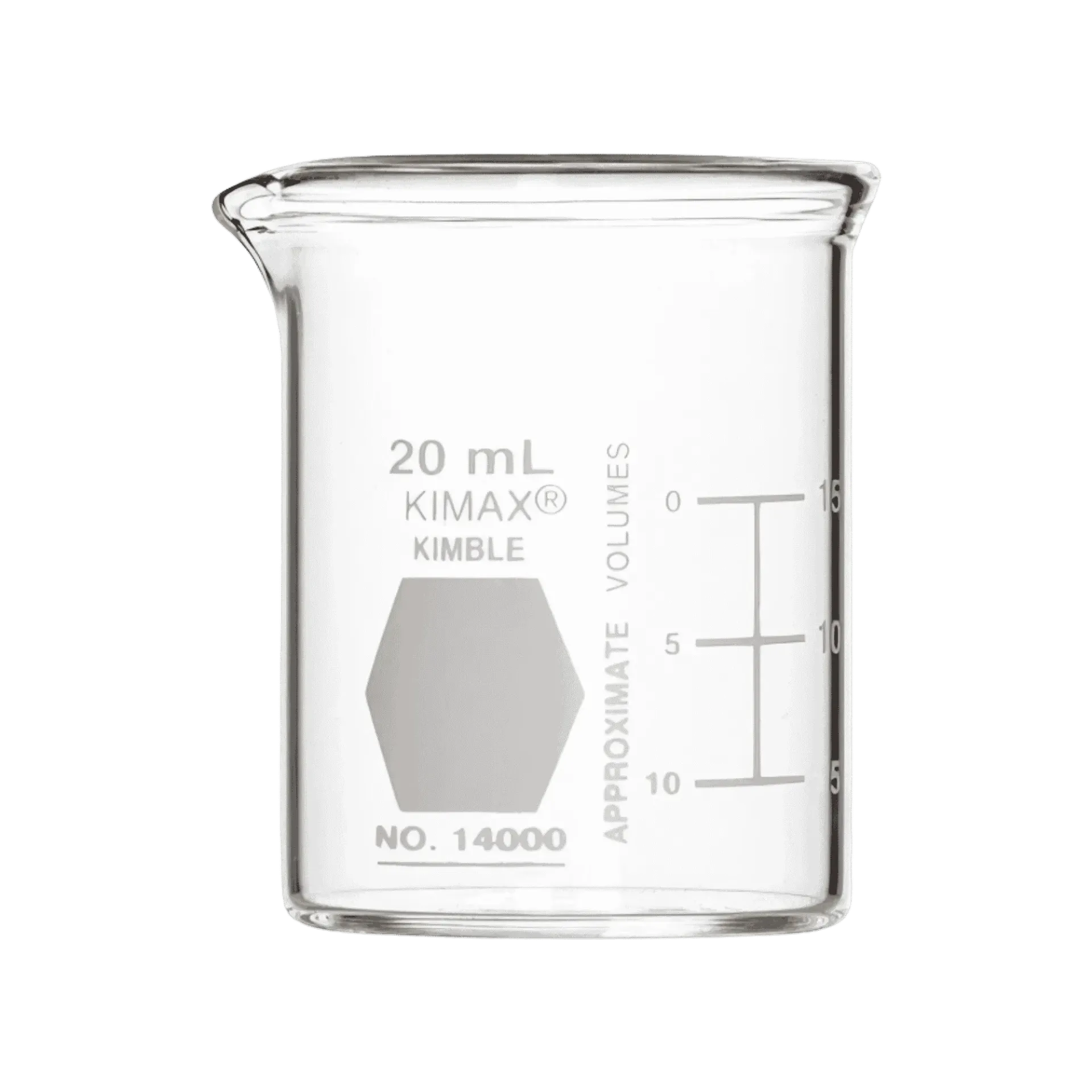 Vaso de Precipitado Griffin KIMBLE KIMAX Vidrio Borosilicato 3.3 20 mL Kimax
