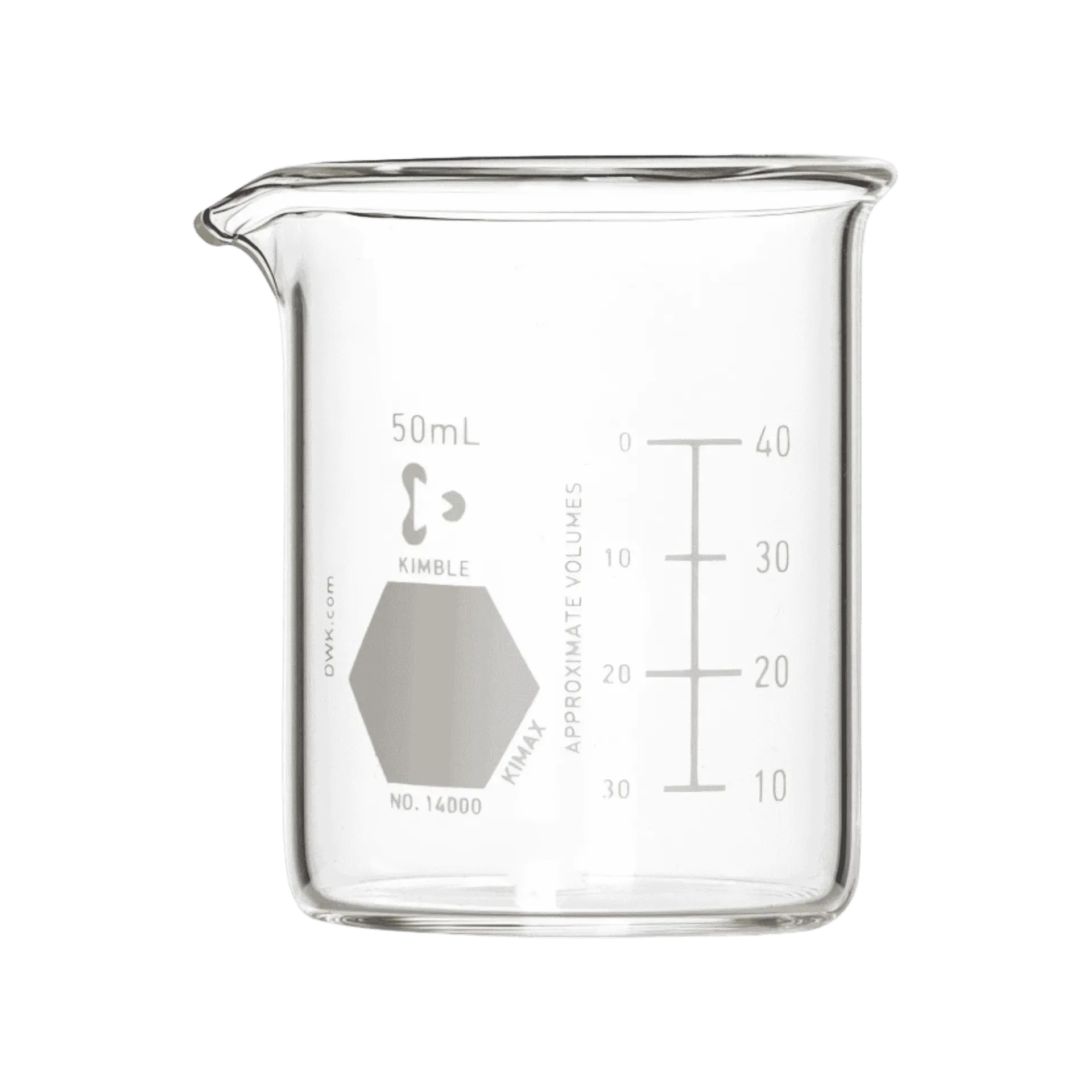 Vaso de Precipitado Griffin Vidrio Borosilicato 3.3 50 mL Kimax