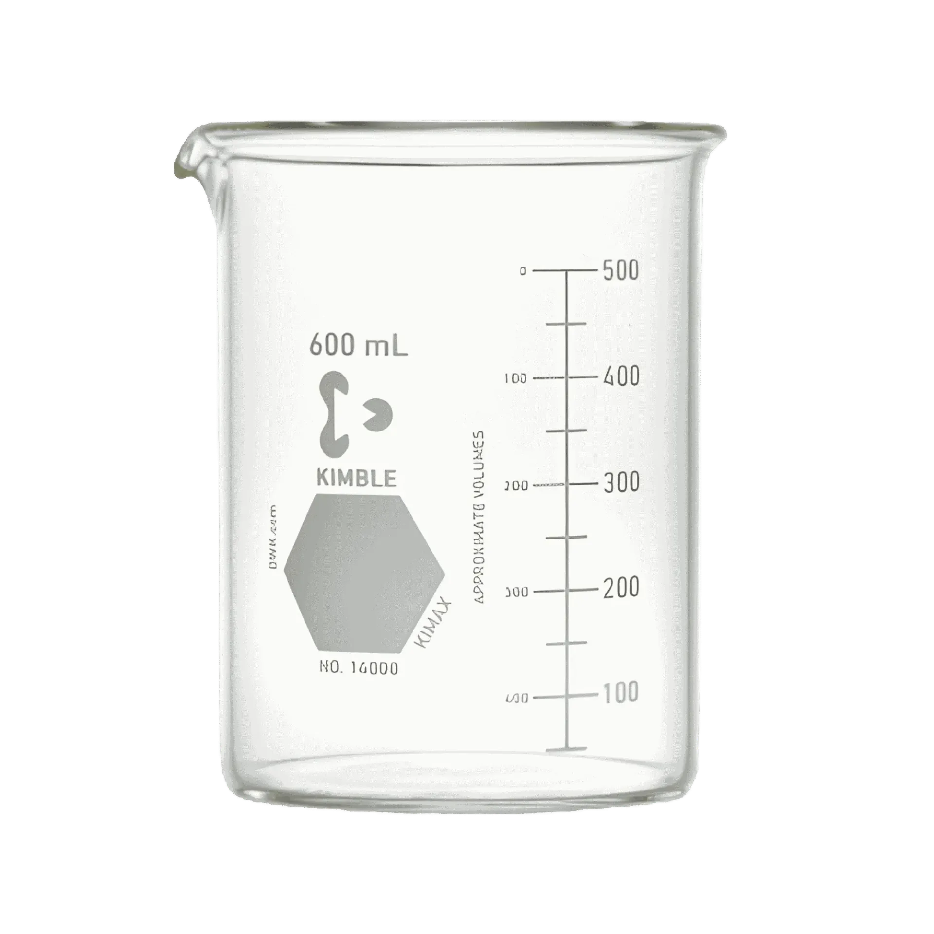 Vaso de Precipitado Griffin Vidrio Borosilicato 3.3 600 mL Kimax
