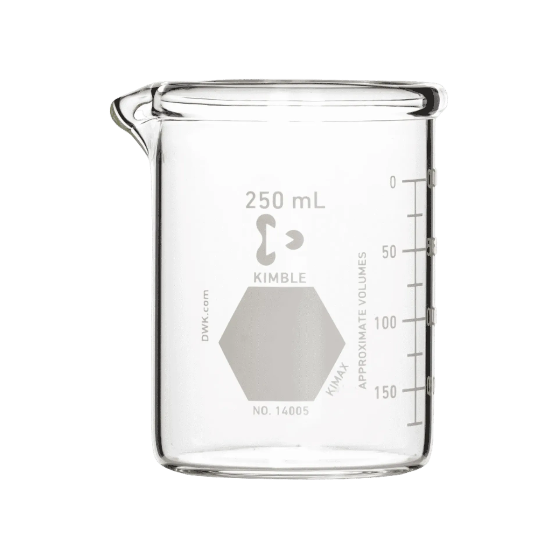 Vaso de Precipitado Heavy Duty KIMBLE KIMAX 14005-250 Borosilicato 3.3 Volumen Nominal 250 mL