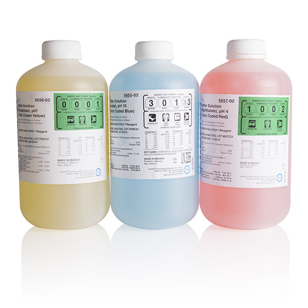 solución de calibración de ph 7 certificada
