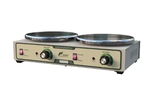 Agitador Magnético Doble con Platos de Acero Inoxidable Felisa