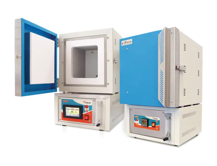 Mufla TE-M20D para laboratorio con control digital PID y capacidad de 10 L, rango de temperatura hasta 1,100°C