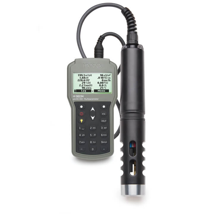 medidor multiparamétrico de ph/ orp/ ce/ tds/ salinidad/ od/ presión/ temperatura