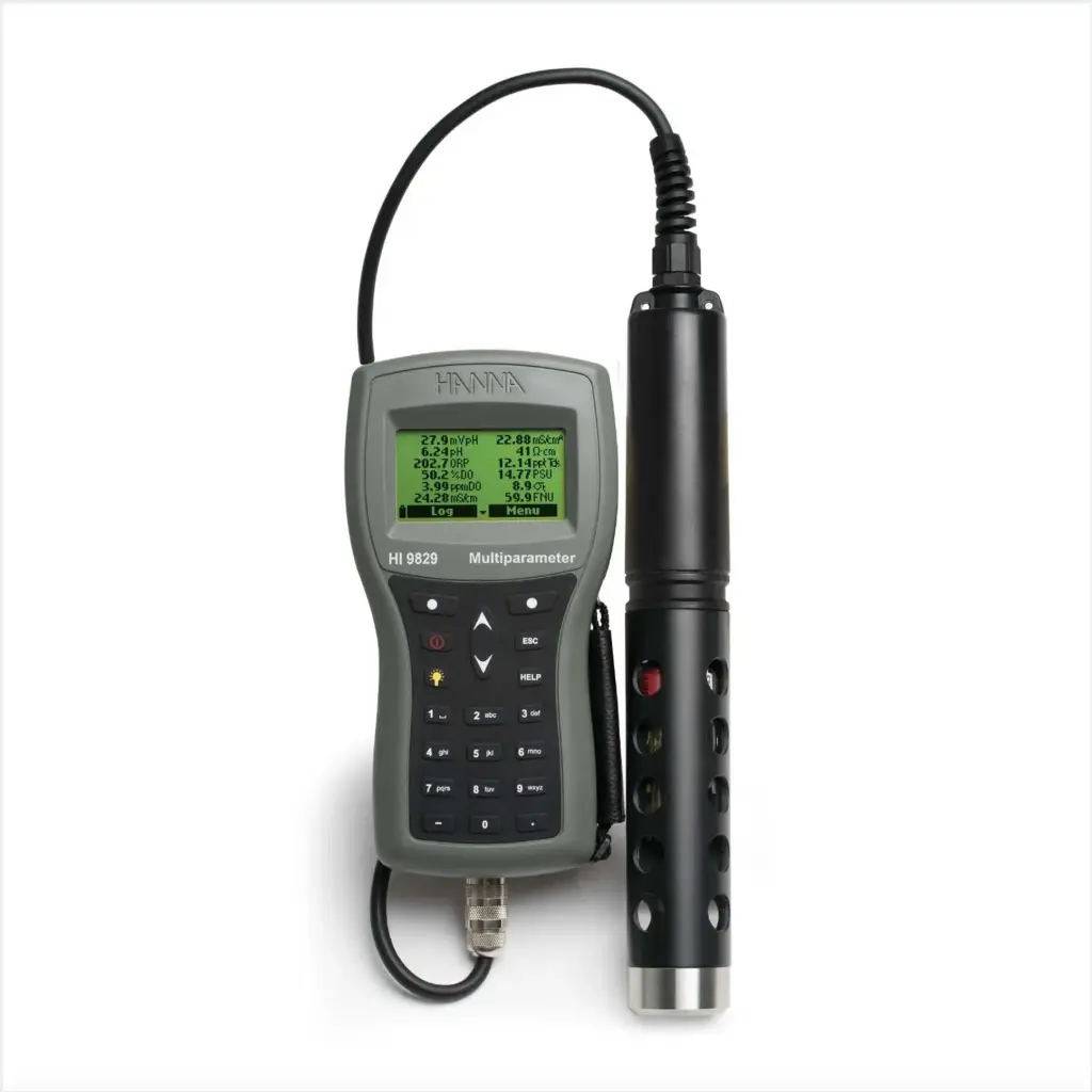 medidor multiparamétrico de ph/orp, ce, od, turbidez, sonda 4 metros de cable, 115v