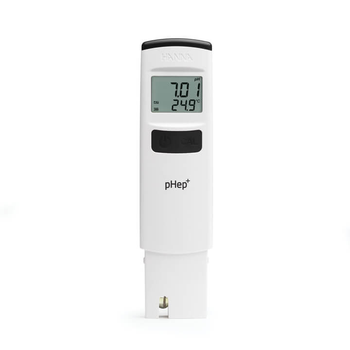 medidor de bolsillo phep+ a prueba de agua para ph con resolución de 0.01