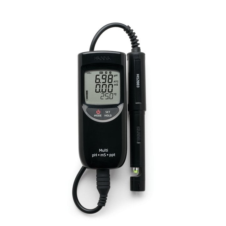 medidor portátil de intervalo alto para ph/ce/tds