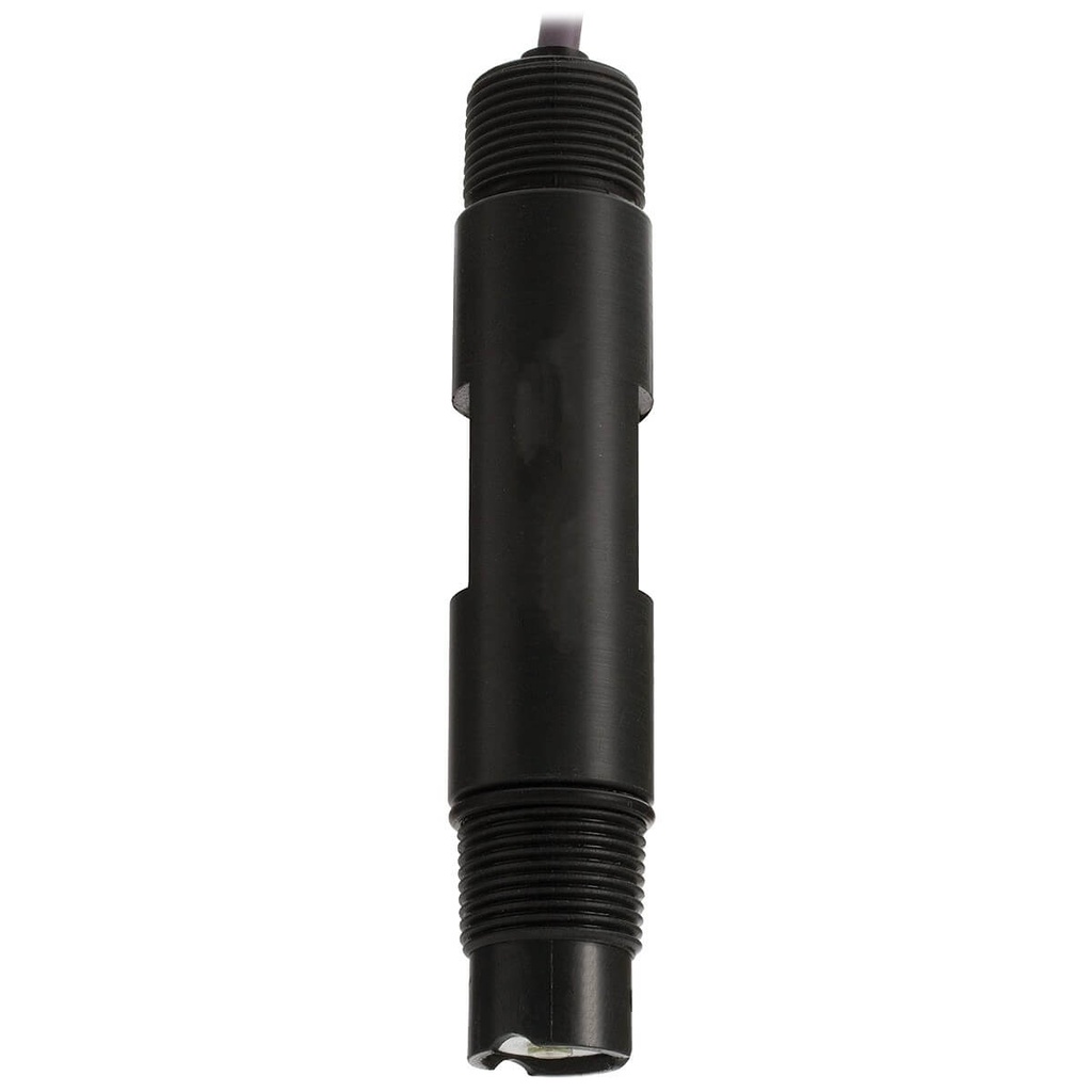 electrodo industrial de ph para propósito general, cuerpo de pvdf, doble unión ptfe, bnc, 5m, pt100