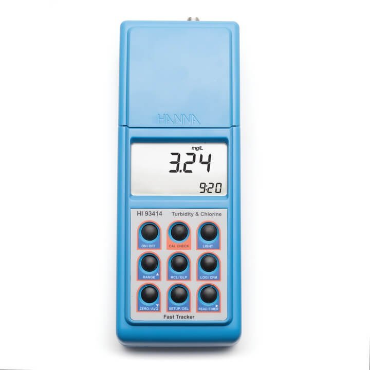 [HI93414-01] Medidor de Turbidez y Cloro Libre/Total con Cumplimiento EPA y Fast Tracker 1000 NTU HI93414-01 Hanna Instruments
