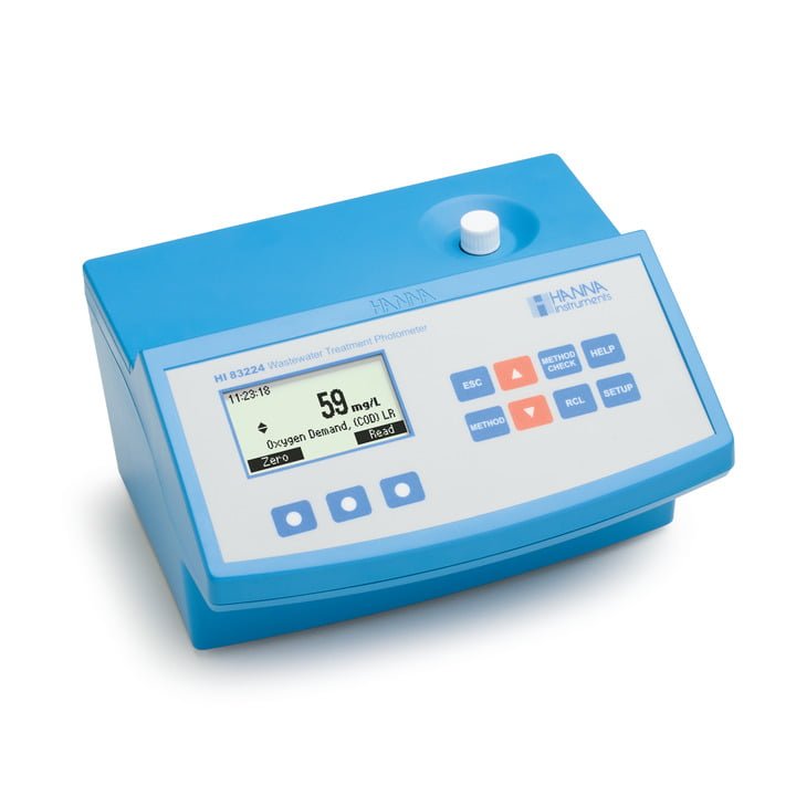 [HI83224-01] Fotómetro Multiparamétrico y Medidor de DQO con Reconocimiento de Código de Barras HI83224-01 Hanna Instruments