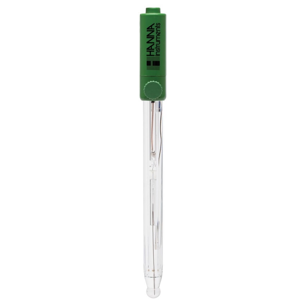 electrodo de ph combinado, rellenable, para aplicaciones con flúor, conector bnc