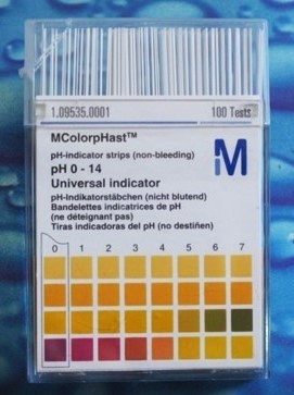 papel indicador de ph 0-14 100 tiras merck