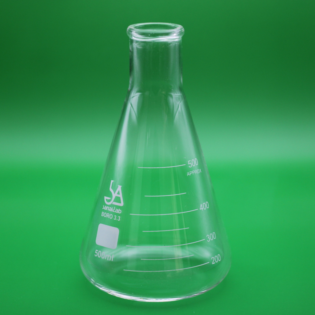 [LUZ-1018] Matraz Erlenmeyer 500 mL borosilicato 3.3 – Luzeren