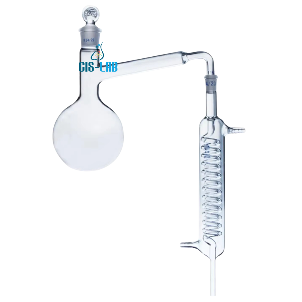 Aparato de destilación 500ml (matraz-condensador)