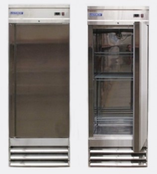 Congelador vertical de 650L Luzeren acero inoxidable control digital