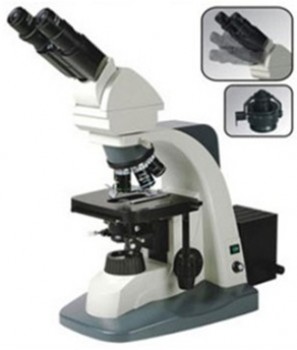 Microscopio binocular biológico 