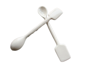 [LUZ-2571] Cuchara espátula porcelana 140mm Luzeren