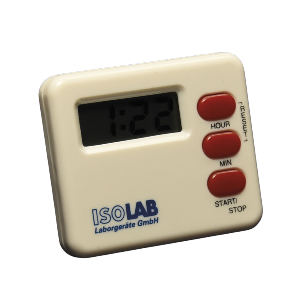 temporizador electrónico con pantalla lcd y función de cuenta regresiva, Isolab