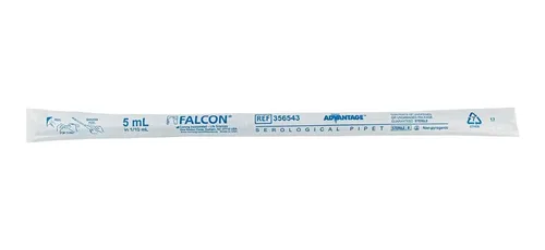 [356543] Pipeta Serológica Estéril 5 ml c/200 pzs Empaque Individual - Falcon
