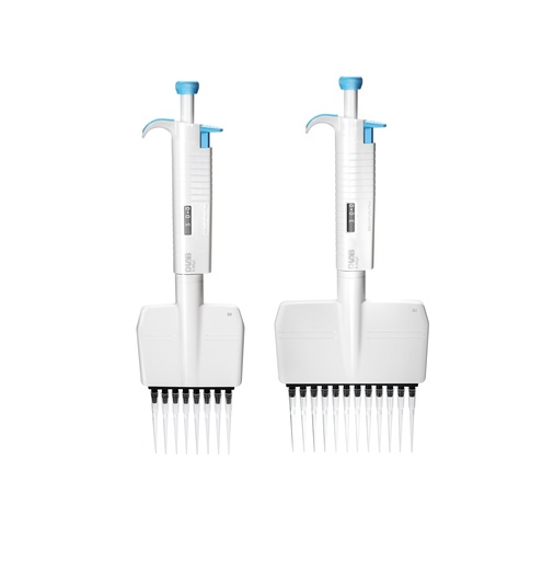 [7041304006] Micropipeta Multicanal de 12 Canales 5 a 50 µL Certificado ISO 8655 DLAB