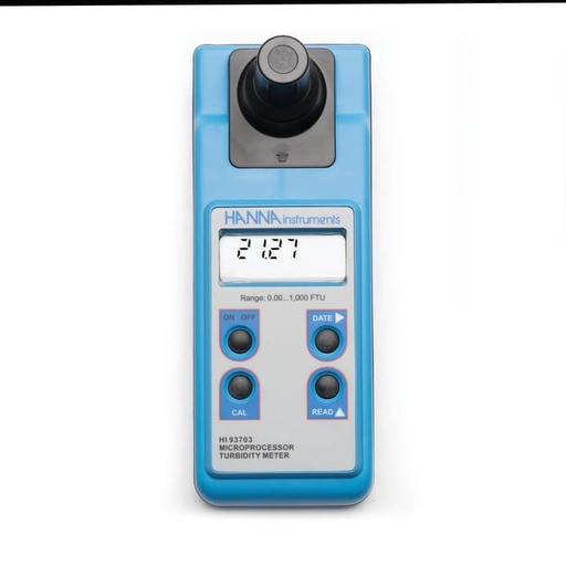 [HI93703C] Medidor de Turbidez Portátil ISO 7027 de 0.00 a 1000 FTU HI93703C Hanna Instruments
