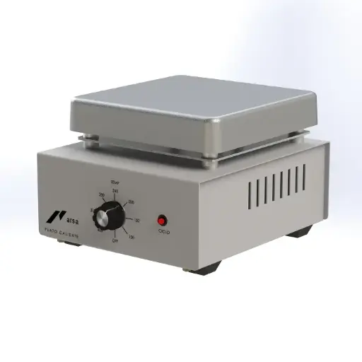 Plato Caliente 13.6×13.6 cm AR-300 (400 °C, Uniformidad 5 C), Arsa