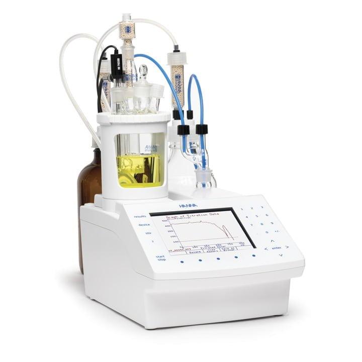 Titulador Coulométrico Karl Fischer HI934 para Humedad de 1 ppm a 5% Hanna Instruments