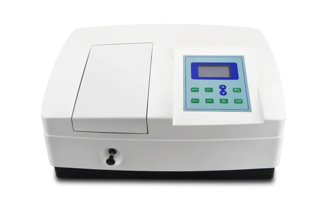 Espectrofotómetro UV-Visible de Haz Simple 190-1000nm, METASH