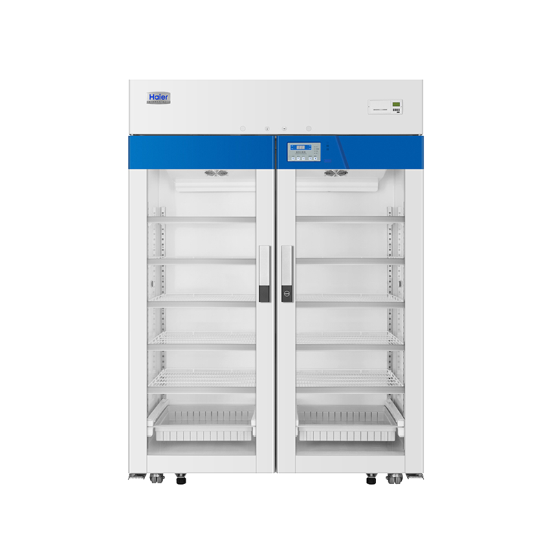 [HYC-1099] Refrigerador farmacéutico vertical 1099 L 2–8 °C doble puerta de cristal LED HYC-1099 – Haier Biomedical