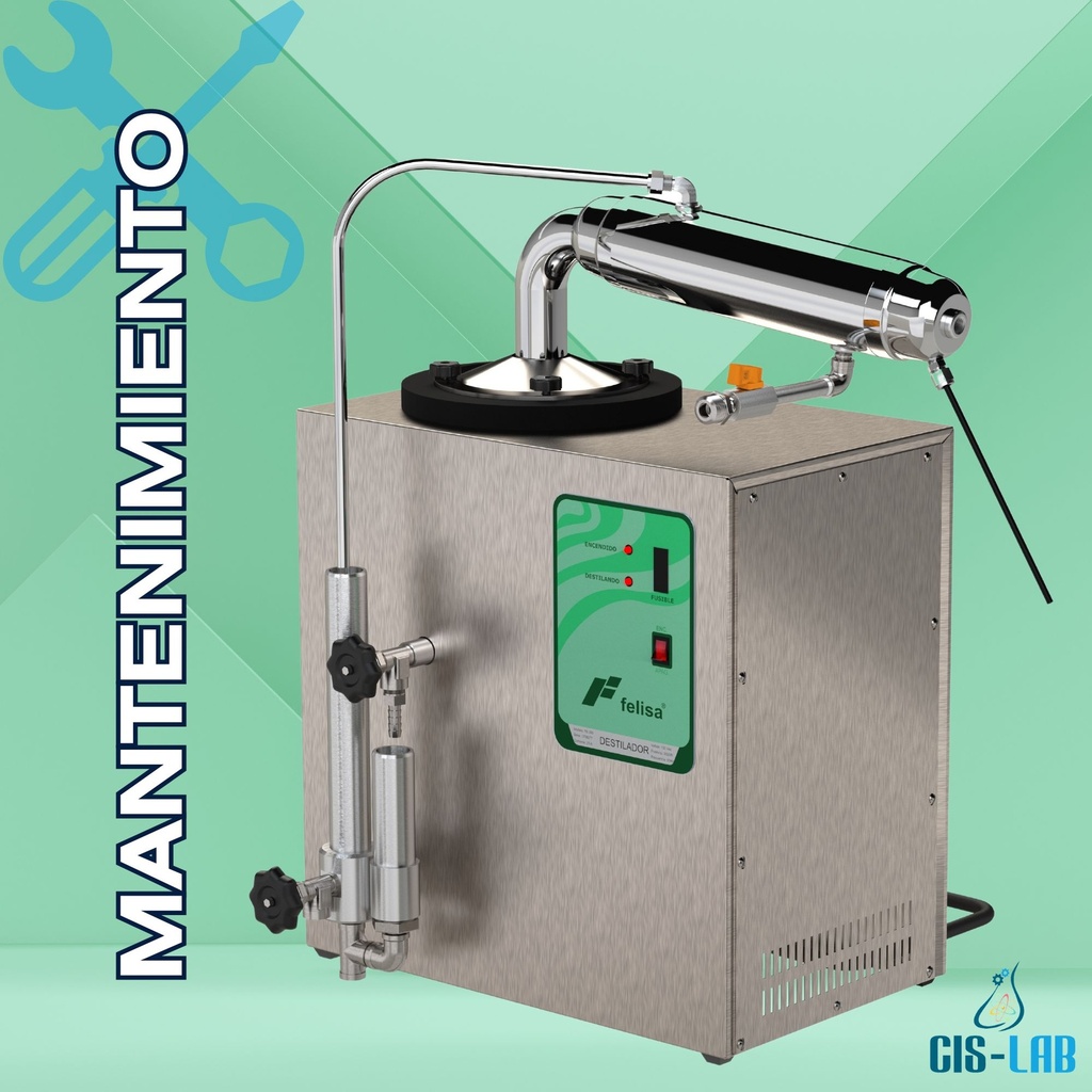 servicio destilador manual
