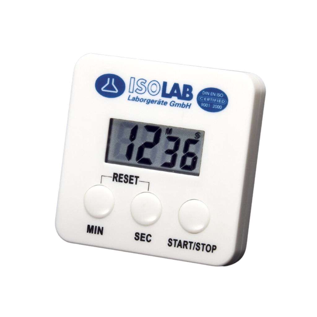 Cronómetro electrónico pantalla LCD cuenta regresiva Isolab