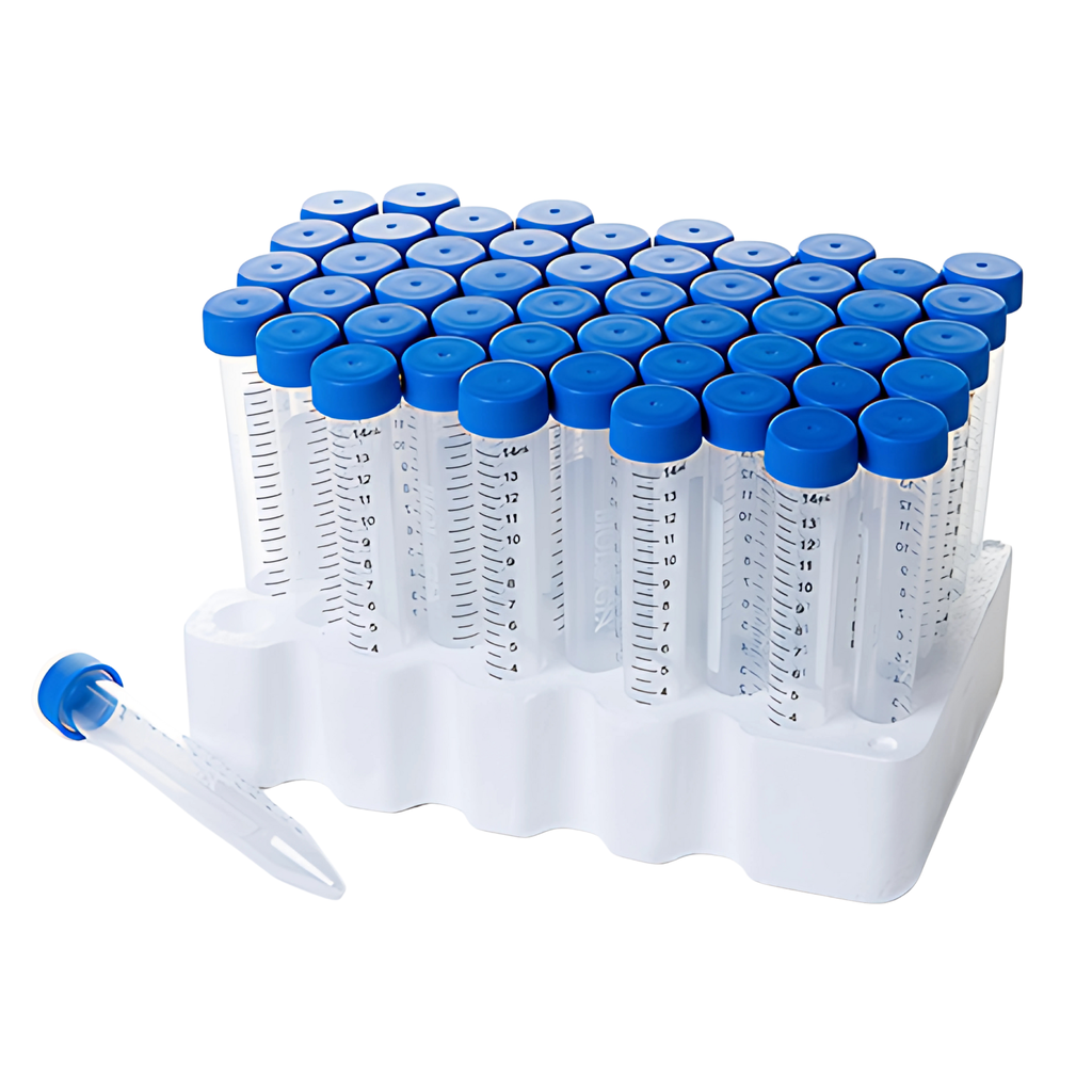 Tubo Cónico Polipropileno 50ml Estéril 25/Rack Biologix